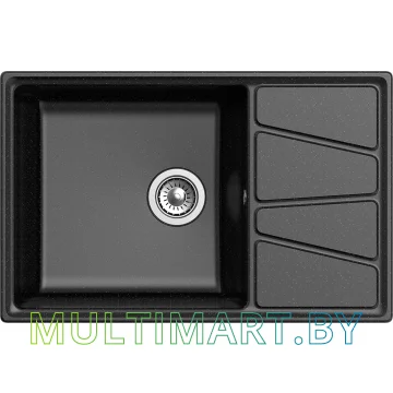 Кухонная мойка GranFest GF-V-780L (черный)